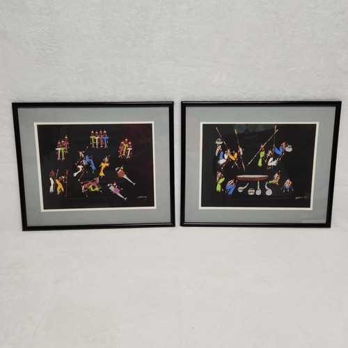 Set dipinti guazzo arte - dipinti,