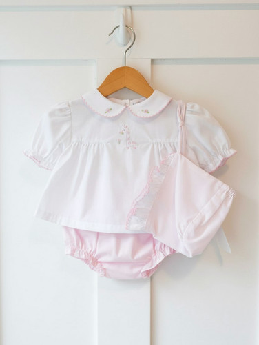 Set vestito pannolino giraffa