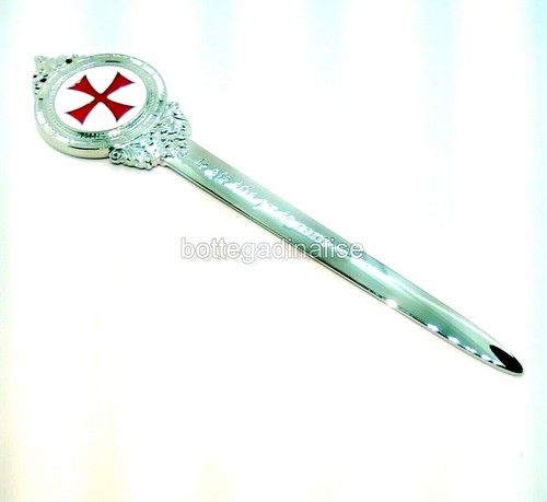 Tagliacarte croce templare - tagliacarte,