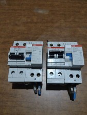 Lotto n 2 Interruttori magnetotermico ABB S272 C16 DDA62  2 Poli monofase 0,03 