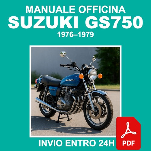 Manuale officina suzuki gs750 - suzuki,