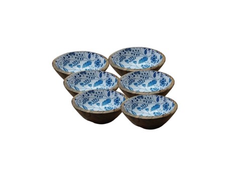Set ciotole legno di - ciotole,