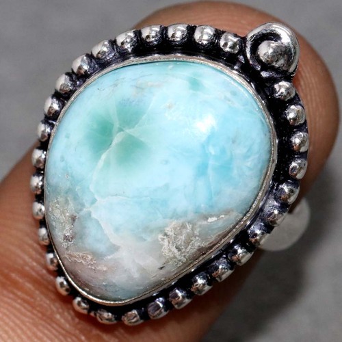 Anello larimar placcato - anello,