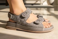 Sandali scarpe basse Chanel CC