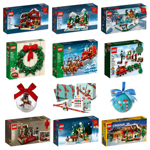 Lego natale 40262 - natale, 40337