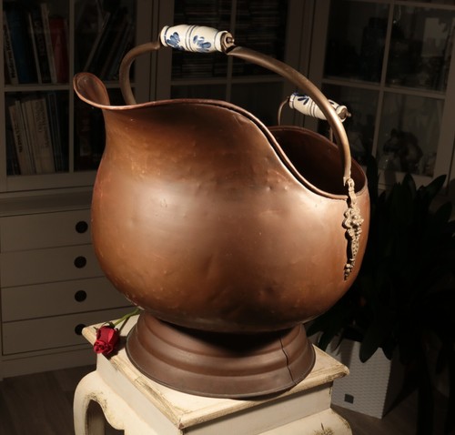 Antico contenitore rame - antico,