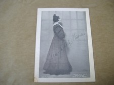 FOTOGRAFIA CON AUTOGRAFO 1936 DEL SOPRANO MAFALDA FAVERO-PORTOMAGGIORE-FERRARA