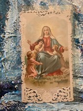 Santino merlettato trinato orazione a Maria Santissima 