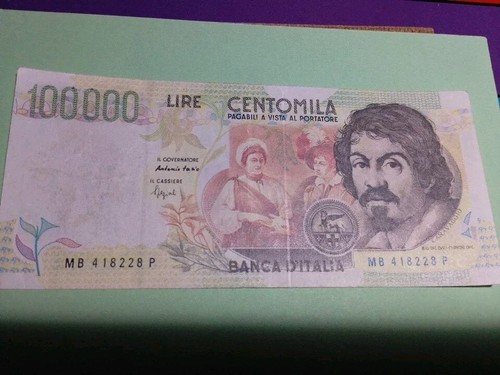 Banconota 100 000 lire - banconota, da