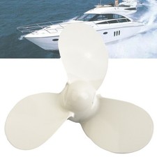 1pcs White Outboard Propeller