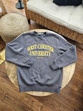 Felpa grigia girocollo West