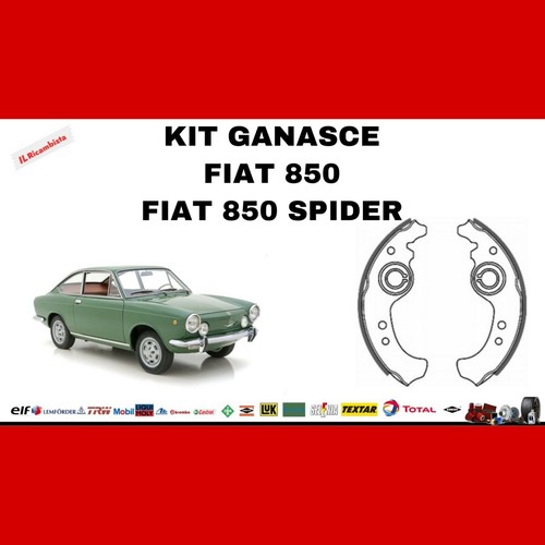 Kit ganasce freno fiat 850 - ganasce,