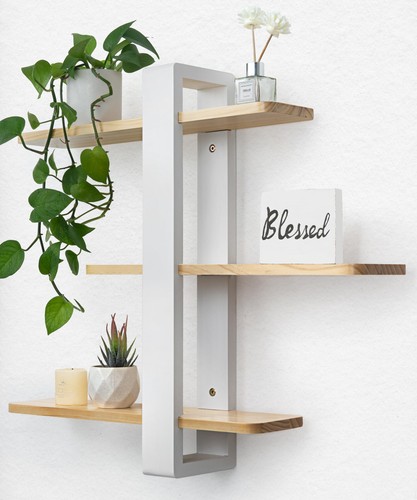Scaffale parete bianco in - da,