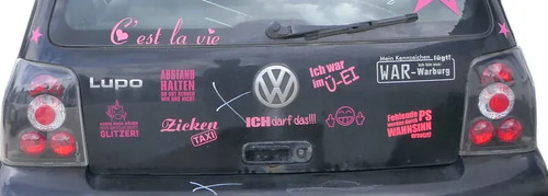 Luci posteriori lupo - vw,