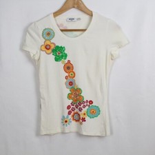 T-shirt Love Moschino bianca taglia 42 da donna 