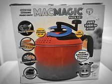 Mac Magic Pasta Pot Colino da Incasso Coperchio 4 Qt. Visto in TV. Spedizione veloce (A18)