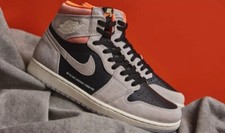 Air Jordan 1 Mid Sneakers per Uomo - Light Smoke Grey/White Anthracite, EU 40