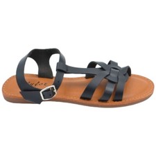 Sandalo basso donna nero