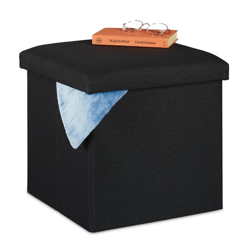Pouf con contenitore sgabello - con,