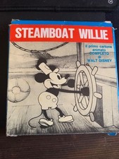 Cartone animato "Stemboat Willie"di W. Disney 8 mm. in bianco e nero