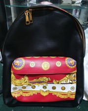 Borsa zaino Versace in pelle
