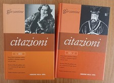 Citazioni Detti, frasi e massime celebri ..Le Garzantine due volumi 