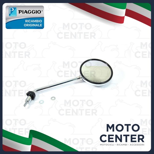 Specchio cromato piaggio - cromato, dx.