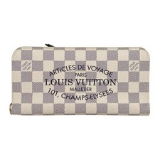 Portafoglio lungo Louis Vuitton Damier Azur Portafoglio Insolite N63221...