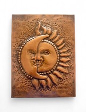 Sole Luna sbalzo in rame