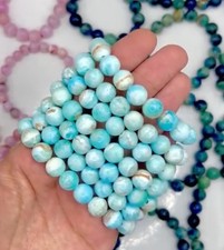 Bracciale Aragonite Blu