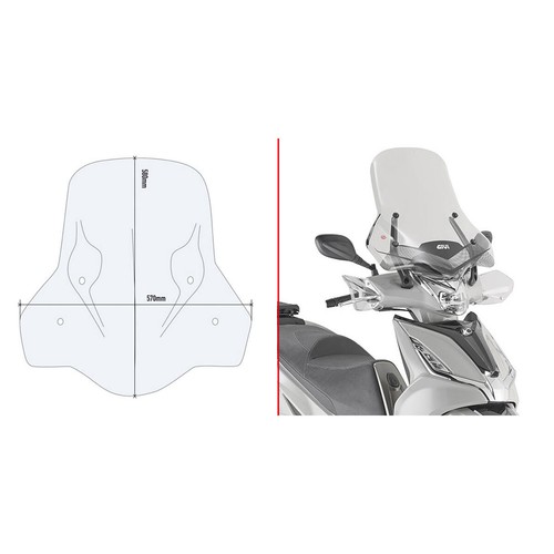 Givi 6114dt schermo parabrezza - givi,