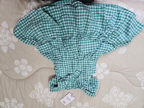 Vestito quadretti verdi e - a,