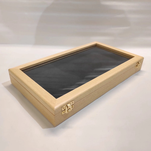 Cofanetto espositore legno - in,