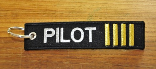 Portachiavi ricamato pilot - ricamato,