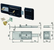VIRO SERRATURA PER LEGNO TIPO