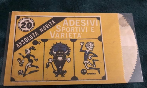 Bustina figurine adesive - , anni'