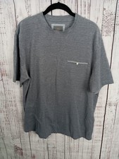 Thomas Dean Performance Polo T-Shirt Men's Large 100% Cotton Short Sleeve 