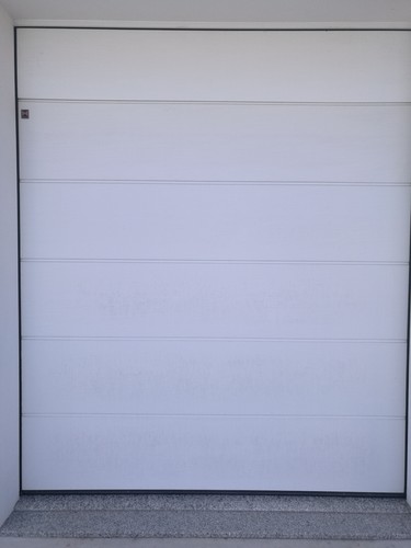 Porta garage sezionale - , bianco
