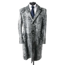 Cappotto lungo uomo grigio