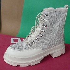 Stivali donna ANFIBI  militari moto  stivaletti  scarponcini  4 stagioni VVV