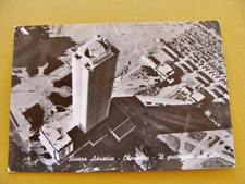 (FG.QL) CESENATICO - IL GRATTACIELO DALL'ALTO e spiaggia (1960, ed. Vincenzi)