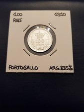 Moneta argento 100 reis
