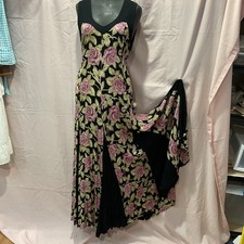 Abito Starina Tg L Rosa Nero