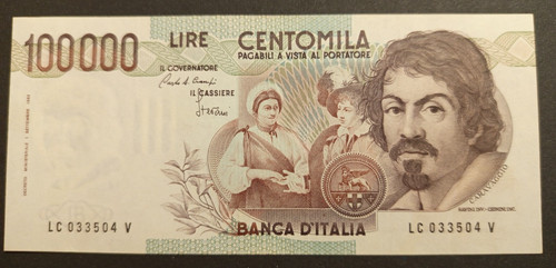 100000 lire 1986 qfds - 100000,