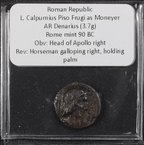 Moneyer calpurnius piso - moneyer,