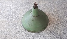 Lampada industriale vintage  originale  d' epoca 