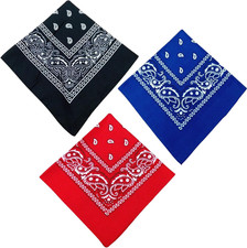 3 Pezzi Foulard Multicolore