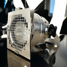 Faro Lampada Proiettore Da Teatro SIARCO S.p.A. VA56 Argento Industriale E Cavo