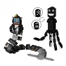 Set Blocchi Costruzione Polpo Scuro Pressione Sebastian Bambini Educativo MOC Giocattoli