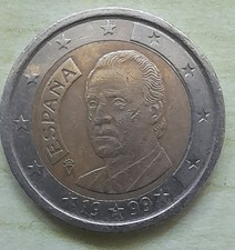 Moneta 2 Euro Spagna Del 1999
